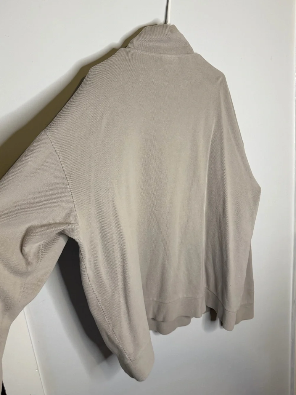 Ducati Meccanica Men's Quarter-Zip Sweater - Taupe